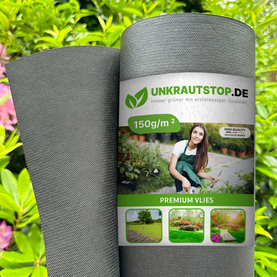 Unkrautvlies Gartenvlies Bodengewebe Unkrautfolie Mulchvlies, 150g/m², 0,8m, 180m